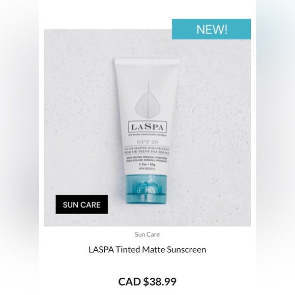 LaSpa SPF20 Fluid Matte Foundation (Light) 1.7oz/50g - Picture 1 of 2